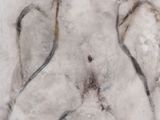 un tableau représentant une femme nue allongée dans la neige