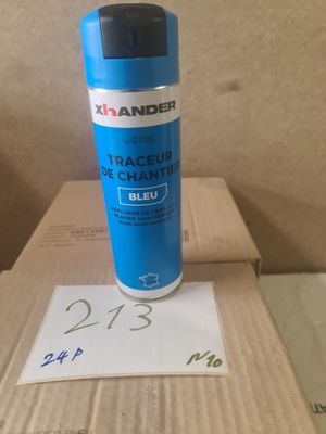 Lot de 24 traceurs de chantier Xhander, coloris bleu et oran…