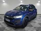 a blue suv parked in a room with a checkered floor