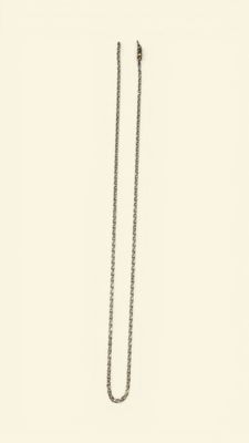 Chaine en or jaune 18K (750/°°) à mailles chaine d'ancre