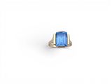an image of a blue stone ring on a white background