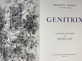the front cover of a book with a drawing of a window