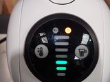 a close up of a coffee machine on a table
