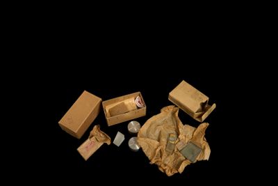 Oculaires, années 1950, un carton.