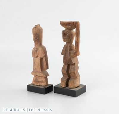Lot de deux statuettes Ada, Togo