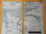 two maps of the country of france on the table