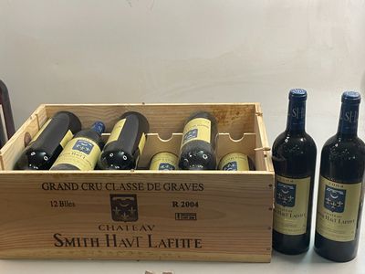 12 bouteilles Château Smith Haut Lafite 2004 Cru Classé Pess…
