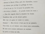 a black and white image of a poem in french