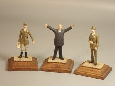 Starlux Plastique - 54 mm, Général De Gaulle - les 3 version…