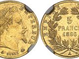 an image of a gold coin with a woman ' s head on it