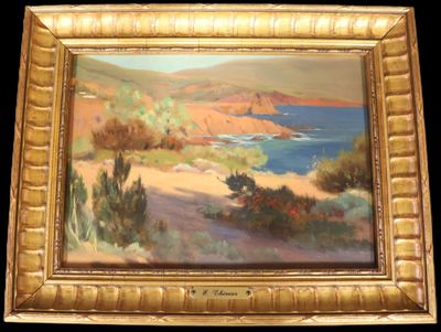 Emile THIVIER (1858-1922) Paysage Méditerranéen - Photo 1