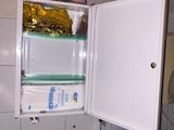 an open refrigerator with a lot of food inside of it