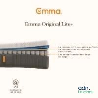 a picture of a picture of a woman ' s face with the words emma original life on it