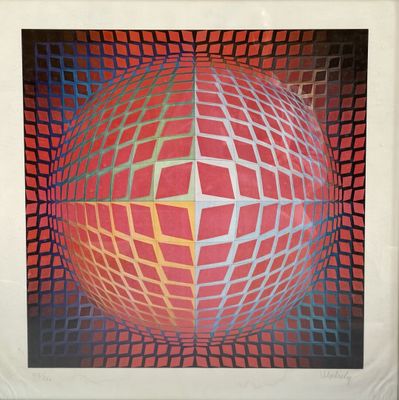 une image représentant un tableau représentant une sphère avec une grille de carrés