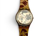 une image représentant une montre-bracelet sur laquelle figure un personnage de dessin animé