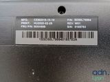 a label on the back of a laptop computer