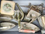 a box full of old items that are in it