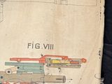 four different types of guns on a sheet of paper