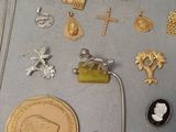 many different types of jewelry on the table
