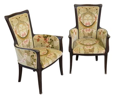 pair of chairs with floral upholstered upholstered upholstered upholstered upholstered upholstered upholstered upholstered upholstered