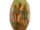 une image représentant un tableau où l'on voit un groupe de personnes formant un cercle