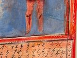 an image of a painting of a man standing in front of a mirror