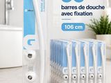 several toothbrushes are lined up in a row on a counter