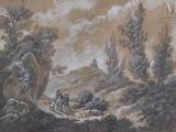 a picture of a painting on the wall of a house
