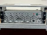 an image of a silver stereo system on a table