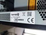 a close up of a server with a barcode on it