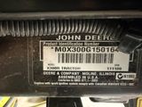 a close up of a label on the back of a vehicle