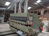 a machine that is sitting inside of a building