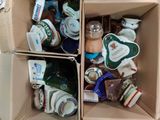 une boîte en carton remplie de différentes variétés de café