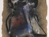 une image représentant une peinture d'un vase sur une feuille de papier