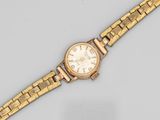 rolex a lady ' s 18ct gold bracelet watch