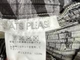 a close up of a label on a shirt