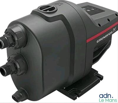 a close up of a pump on a white background