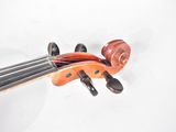 an image of a close up of a violin on a white background