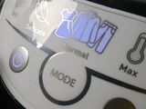 a close up view of a kitchen appliance with buttons on it