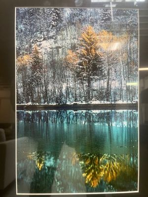 Photographie couleur encadrée Reflets à Bourg St Maurice