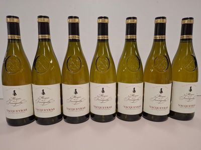 7 Bouteilles Vacquéras Blanc 2022 Marquis de Fonséguille Cru de la val
