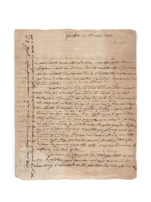 un morceau de papier sur lequel on peut écrire