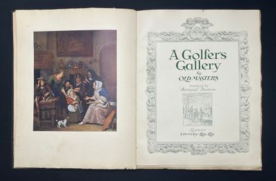 an open book with a picture of a family sitting in a living room