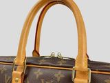 an image of a brown and tan louis vuitton bag