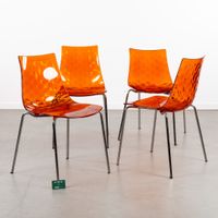 Calligaris, ICE, lot de quatre chaises de salle à manger, pl… (photo 2)