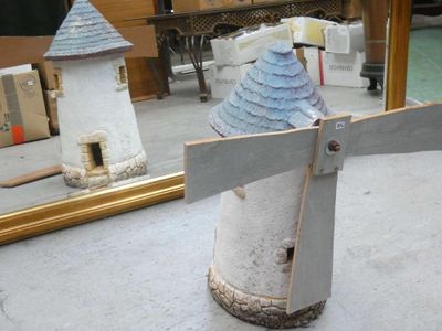 a picture of a picture of a windmill made out of cardboard
