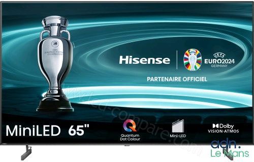 Téléviseur uhd 4k HISENSE 65u6nq 65" - Retour client vendu en l'état, sans garantie aucune - Test d'allumage effectué...