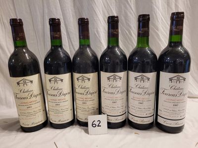 Lot de 6 bouteilles CHÂTEAU FOURCAS DUPRE LISTRAC-MEDOC dont…