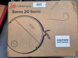 a cardboard box with a picture of a clock on it