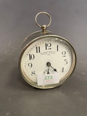 CHARVET réveil de table en métal chromé - Photo 1